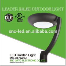 75 Watt UL / DLC LED Post Top Garden Light with 5 Year Warranty